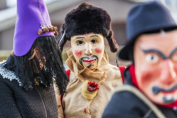 Carnaval Sauris Montanhoso Território Carnia Friuli Venezia Giulia — Fotografia de Stock