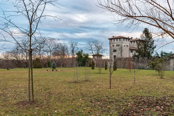 Castello Cassacco Costruito Sui Resti Della Fondazione Tardo Romana — Foto Stock