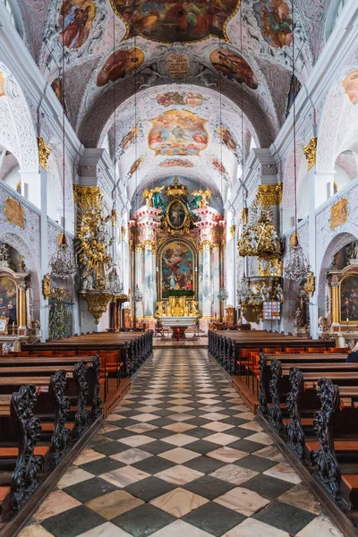 Interieur Van Kerk Klagenfurt — Stockfoto