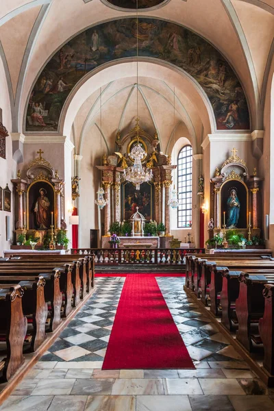 Interieur Van Kerk Klagenfurt — Stockfoto
