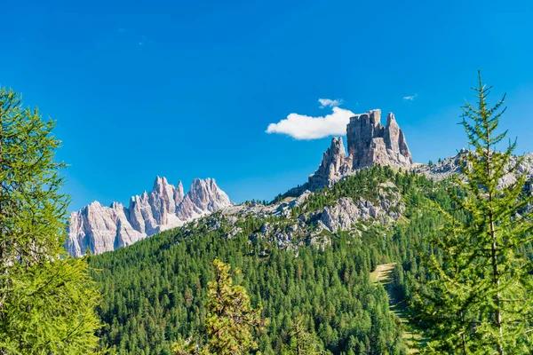 Schöne Aussicht Auf Die Tofane Tofana Rozes Den Dolomiten Italien — Stockfoto