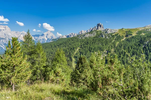Hermosa Vista Tofane Tofana Rozes Dolomitas Italia Europa — Foto de Stock