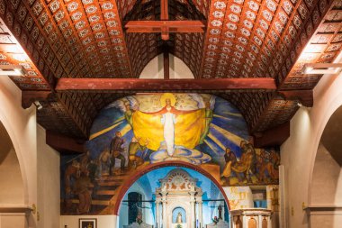 Eski kasabanın manzarası. İtalya 