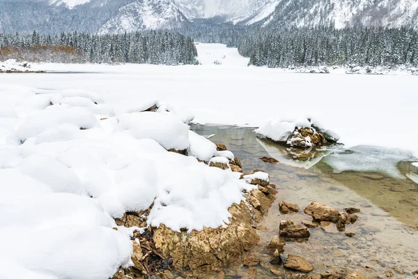 Inverno Gelado Friuli Venezia Giulia Italia — Fotografia de Stock