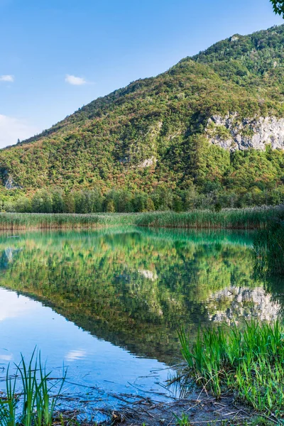 Belo Lago Cavazzo Alpes — Fotografia de Stock