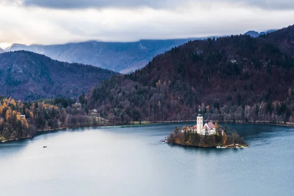 Hermosa Vista Del Lago Sangró Slovenia —  Fotos de Stock