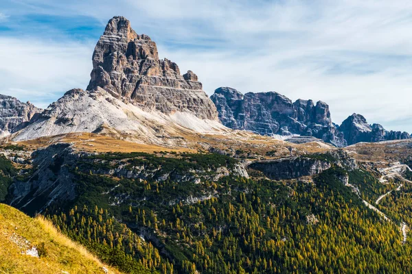 Dolomite Dağlarının Güzel Manzarası — Stok fotoğraf