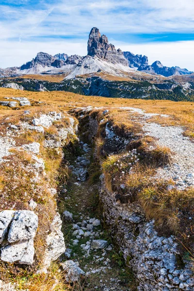 Piękny Widok Góry Dolomitów — Zdjęcie stockowe