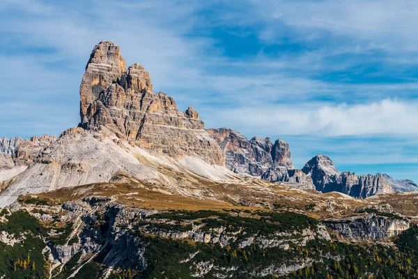Monte Piana Malebný Pohled Dolomity Hory Itálie — Stock fotografie