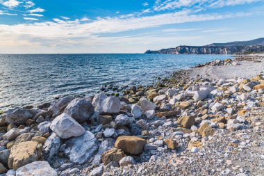 Portopiccolo, İtalya 'nın güzel manzarası