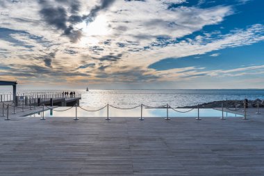 Güzel deniz manzarası, Portopiccolo, İtalya
