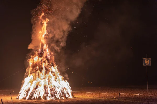 Fogos Epifania Friuli — Fotografia de Stock