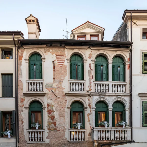 Pordenone Italien Januar 2019 Szenische Ansicht Der Alten Stadtarchitektur Italien — Stockfoto