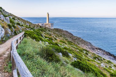 Deniz fenerine giden yol Punta Palasca
