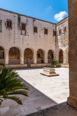 Galatina, İtalya 'nın mimarisinin güzel manzarası