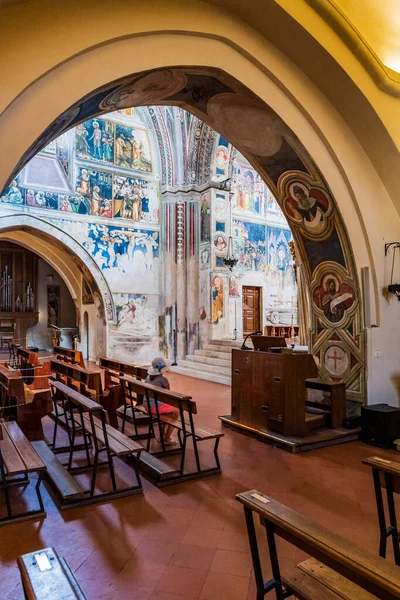 意大利加拉蒂娜大教堂的内部 — 图库照片