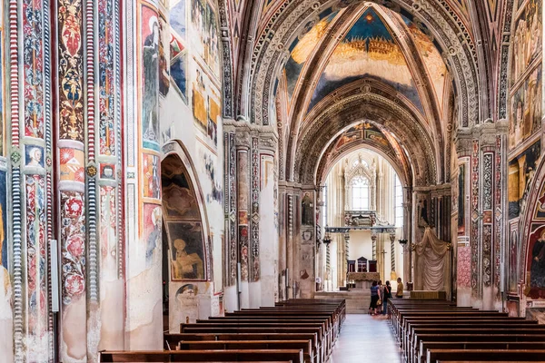 Εσωτερικό Του Καθεδρικού Ναού Στην Galatina Ιταλία — Φωτογραφία Αρχείου