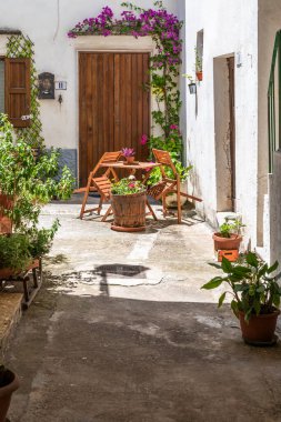 Galatina, İtalya 'nın mimarisinin güzel manzarası