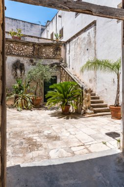 Galatina, İtalya 'nın mimarisinin güzel manzarası