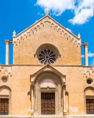 Galatina, İtalya 'nın mimarisinin güzel manzarası