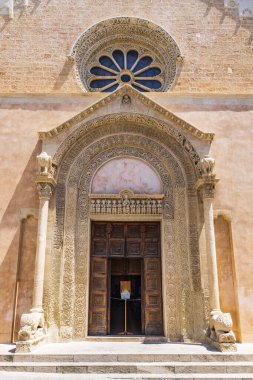 Galatina, İtalya 'nın mimarisinin güzel manzarası