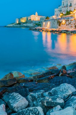 Geceleri Puglia Kasabası