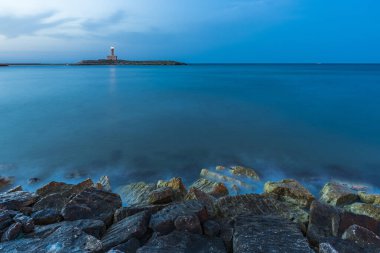 Geceleri Puglia Kasabası