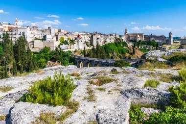 Puglia 'daki Gravina 'nın görünümü