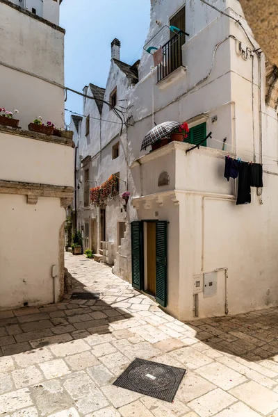 Vista Rua Cidade Velha Altamura — Fotografia de Stock