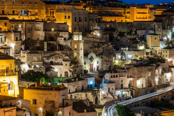 Schilderachtige Opname Van Oude Stad Matera Italië — Stockfoto