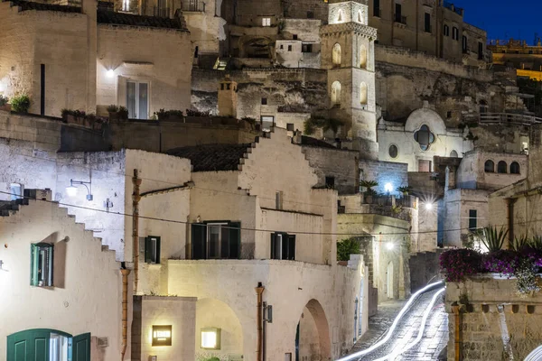 Schilderachtige Opname Van Oude Stad Matera Italië — Stockfoto