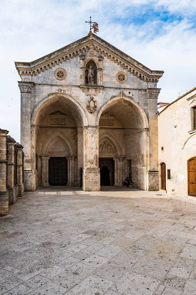 Bela Vista Cidade Velha Monte Sant Angelo Itália — Fotografia de Stock