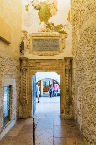 Hermosa Vista Del Casco Antiguo Monte Sant Angelo Italia —  Fotos de Stock