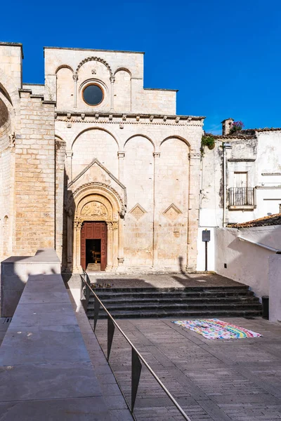 Schöne Aussicht Auf Die Altstadt Von Monte Sant Angelo Italien — Stockfoto