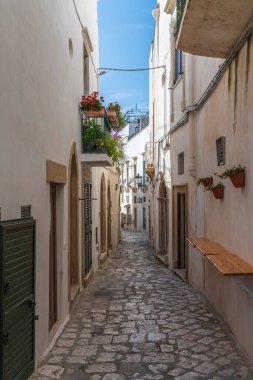 İtalya 'nın Otranto kentindeki mimari tarihi binalar