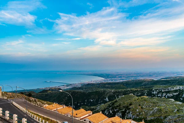 Uitzicht Bergen Zee — Stockfoto
