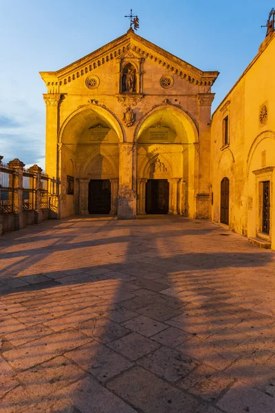 Piękny Widok Stare Miasto Monte Sant Angelo Włochy — Zdjęcie stockowe