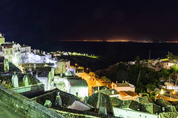 Prachtig Uitzicht Oude Stad Van Monte Sant Angelo Italië — Stockfoto