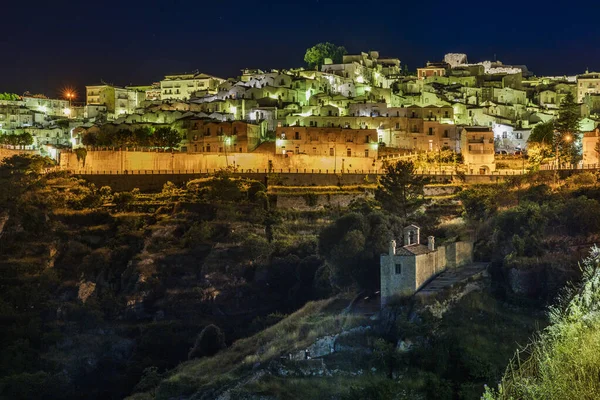 Prachtig Uitzicht Oude Stad Van Monte Sant Angelo Italië — Stockfoto