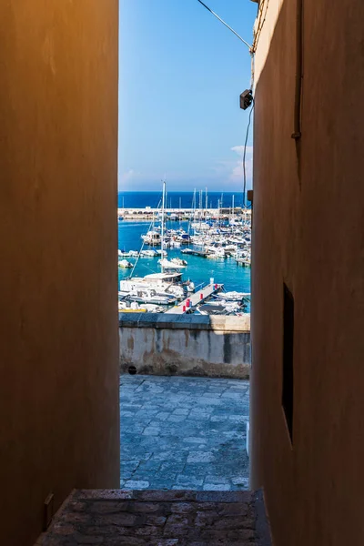 Uitzicht Haven Van Otranto — Stockfoto