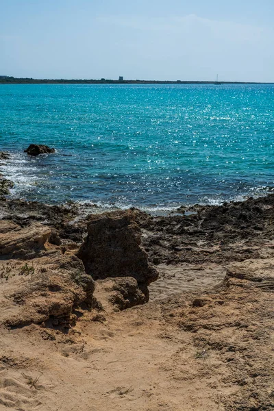 Punta Della Suina Italia Giugno 2019 Bellissima Vista Sulla Costa — Foto Stock