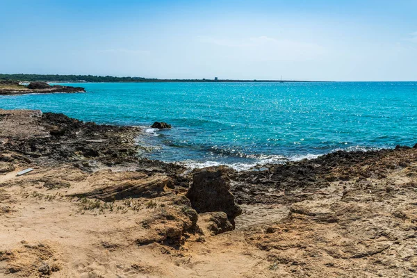 Punta Della Suina Italia Giugno 2019 Bellissima Vista Sulla Costa — Foto Stock