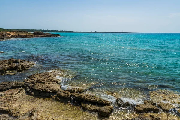 Punta Della Suina Italia Giugno 2019 Bellissima Vista Sulla Costa — Foto Stock