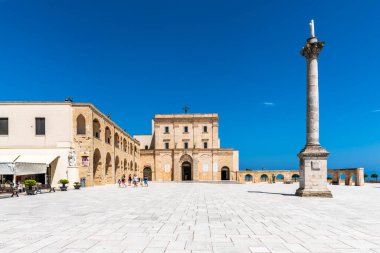 Santa Maria di Leuca 'nın manzarası, Salento, İtalya