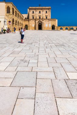Santa Maria di Leuca 'nın manzarası, Salento, İtalya