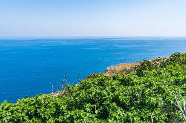 Santa Maria di Leuca 'nın manzarası, Salento, İtalya