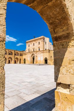 Santa Maria di Leuca 'nın manzarası, Salento, İtalya
