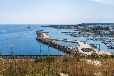 Santa Maria di Leuca 'nın manzarası, Salento, İtalya