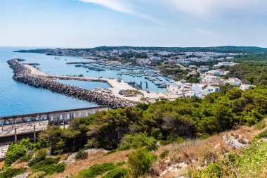 Santa Maria di Leuca 'nın manzarası, Salento, İtalya