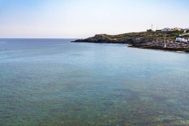 Santa Maria di Leuca 'nın manzarası, Salento, İtalya
